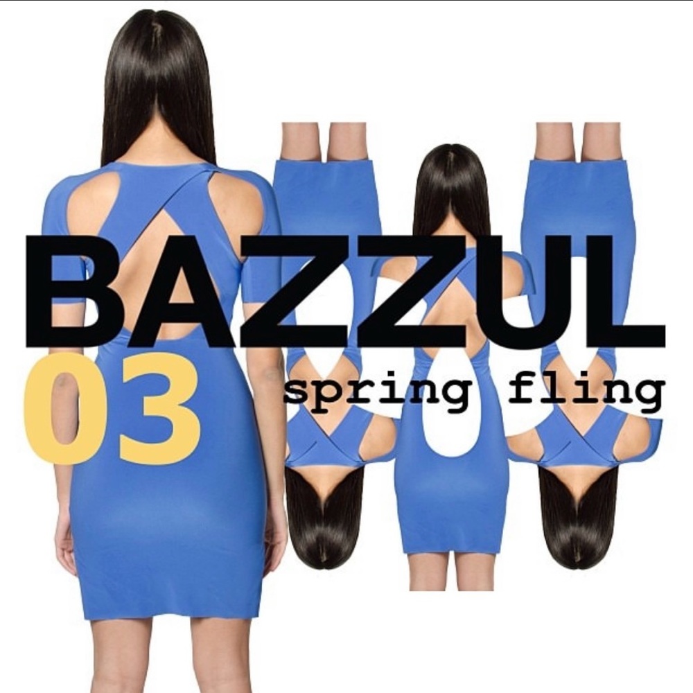 Canadian Designer Bazzul Reversible Cut-out Dress